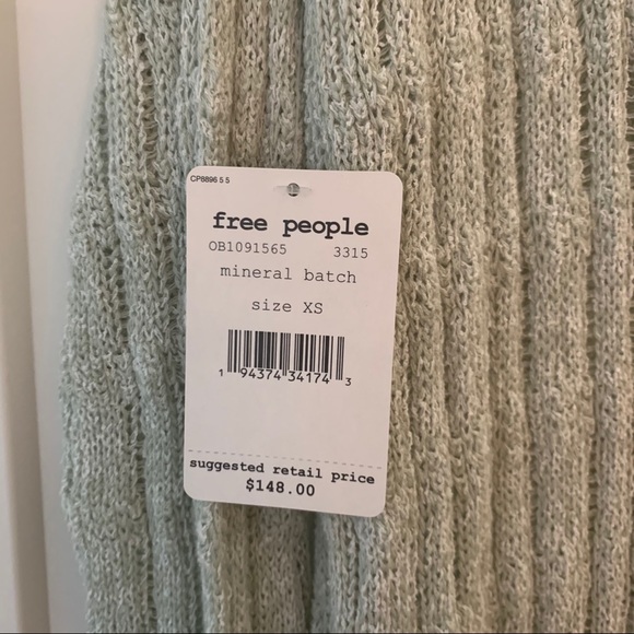 Free People Pretty In Pointelle Tunic Sweater - Picture 9 of 13